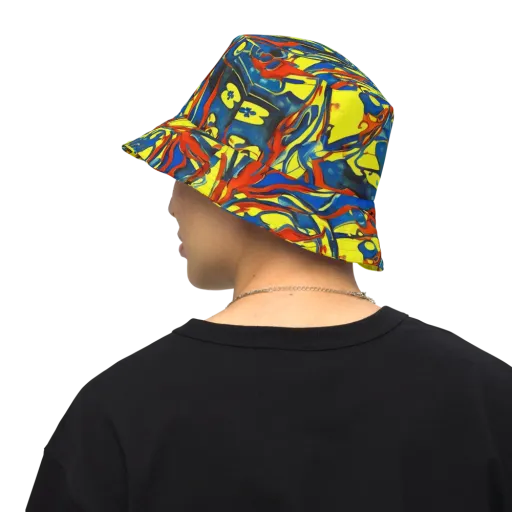 Cyberflow Circuit on a Reversible Bucket Hat