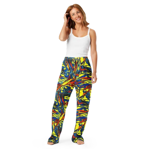 Cyberflow Circuit on a Women's Pajama Pants