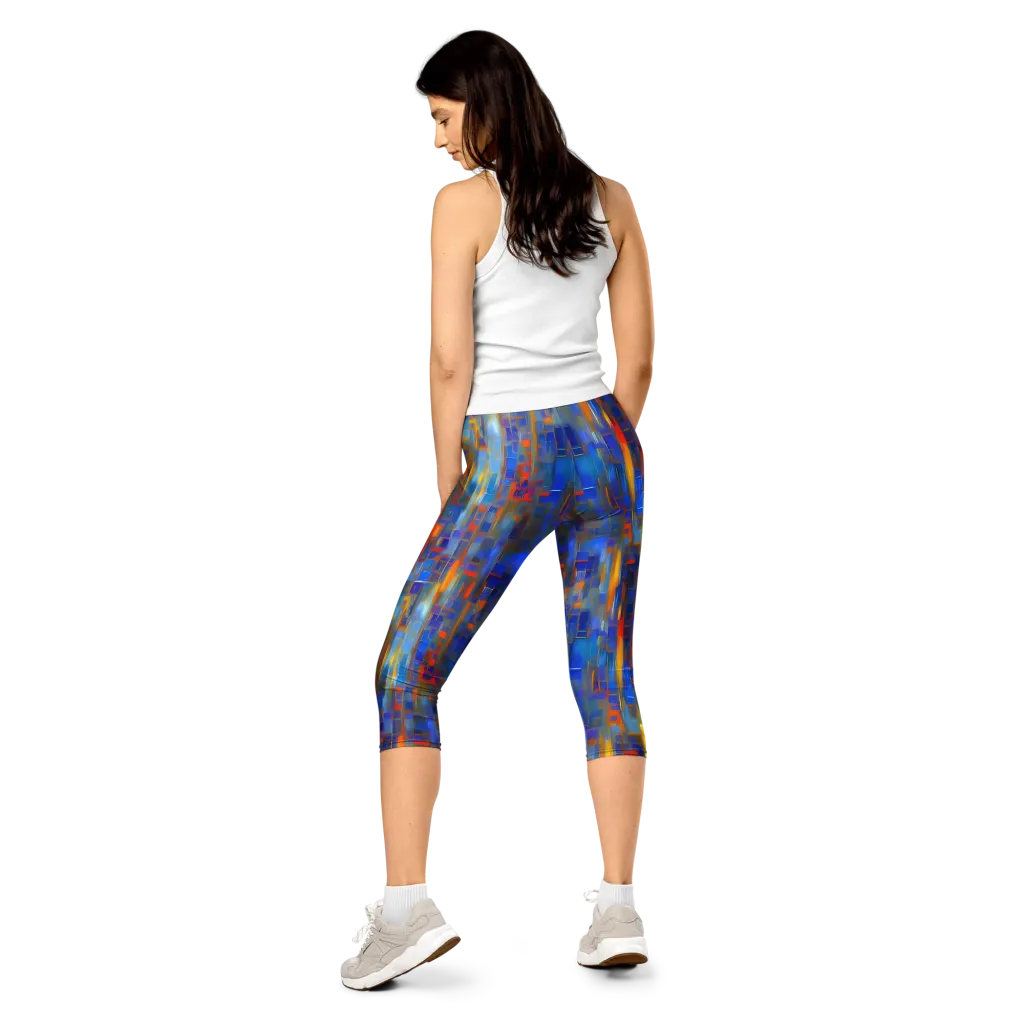 Neoplastique Flow on Capri Leggings — Back
