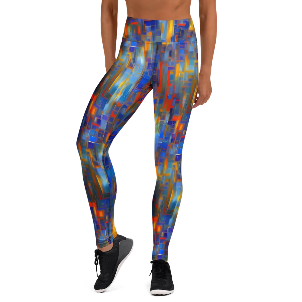 Neoplastique Flow on Yoga Leggings — Front