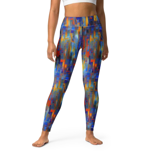 Neoplastique Flow on a Yoga Leggings