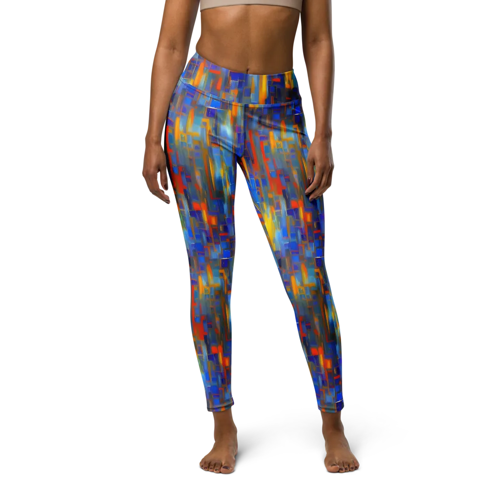 Neoplastique Flow on Yoga Leggings — Front