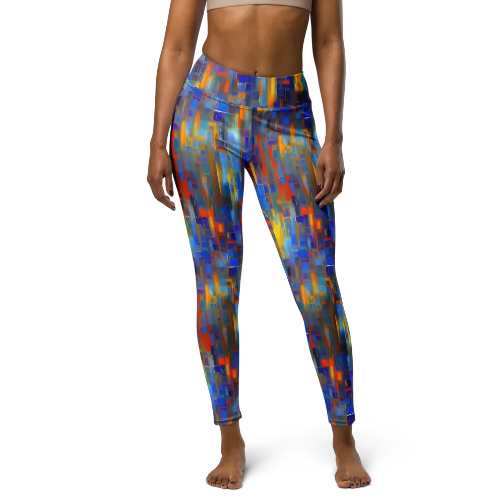 Neoplastique Flow on Yoga Leggings — Front