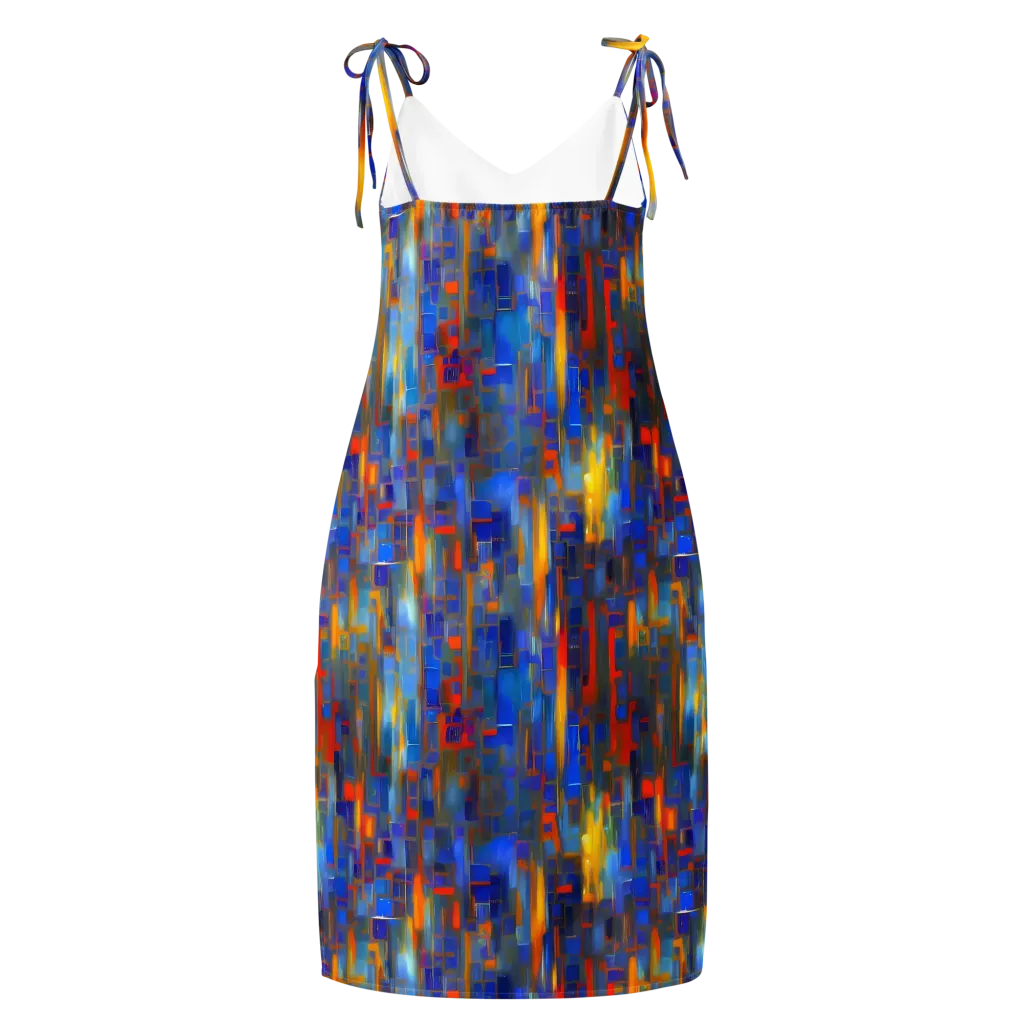 Neoplastique Flow on Slip Dress — Back