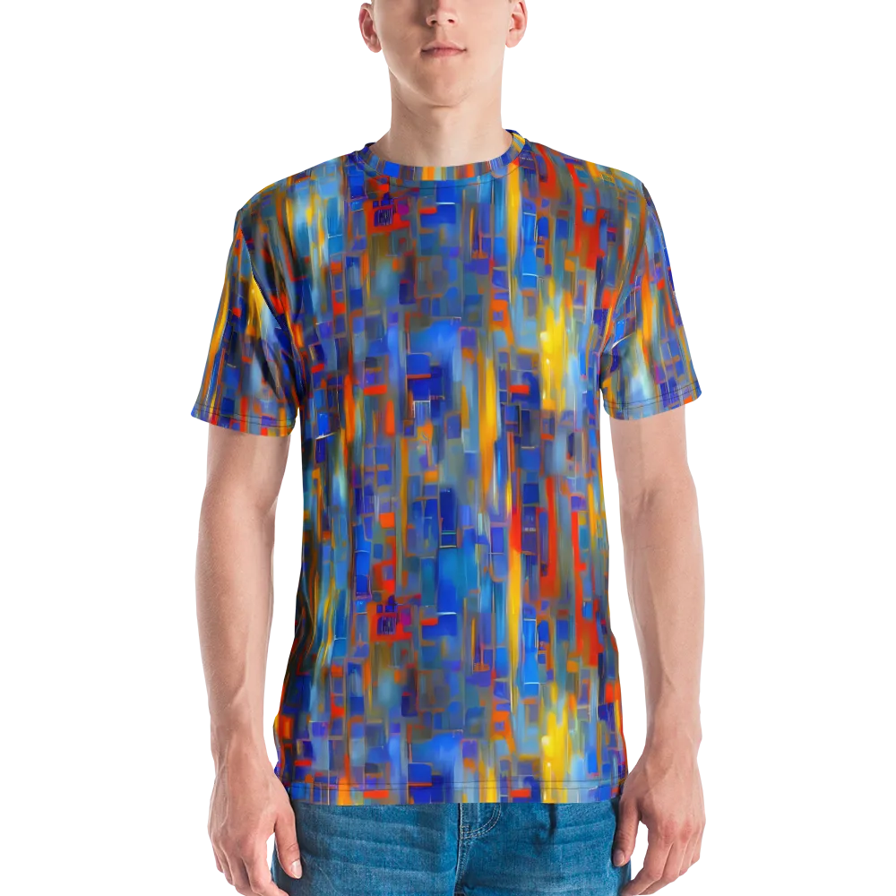 Neoplastique Flow on Men's Crew Neck T-Shirt — Front