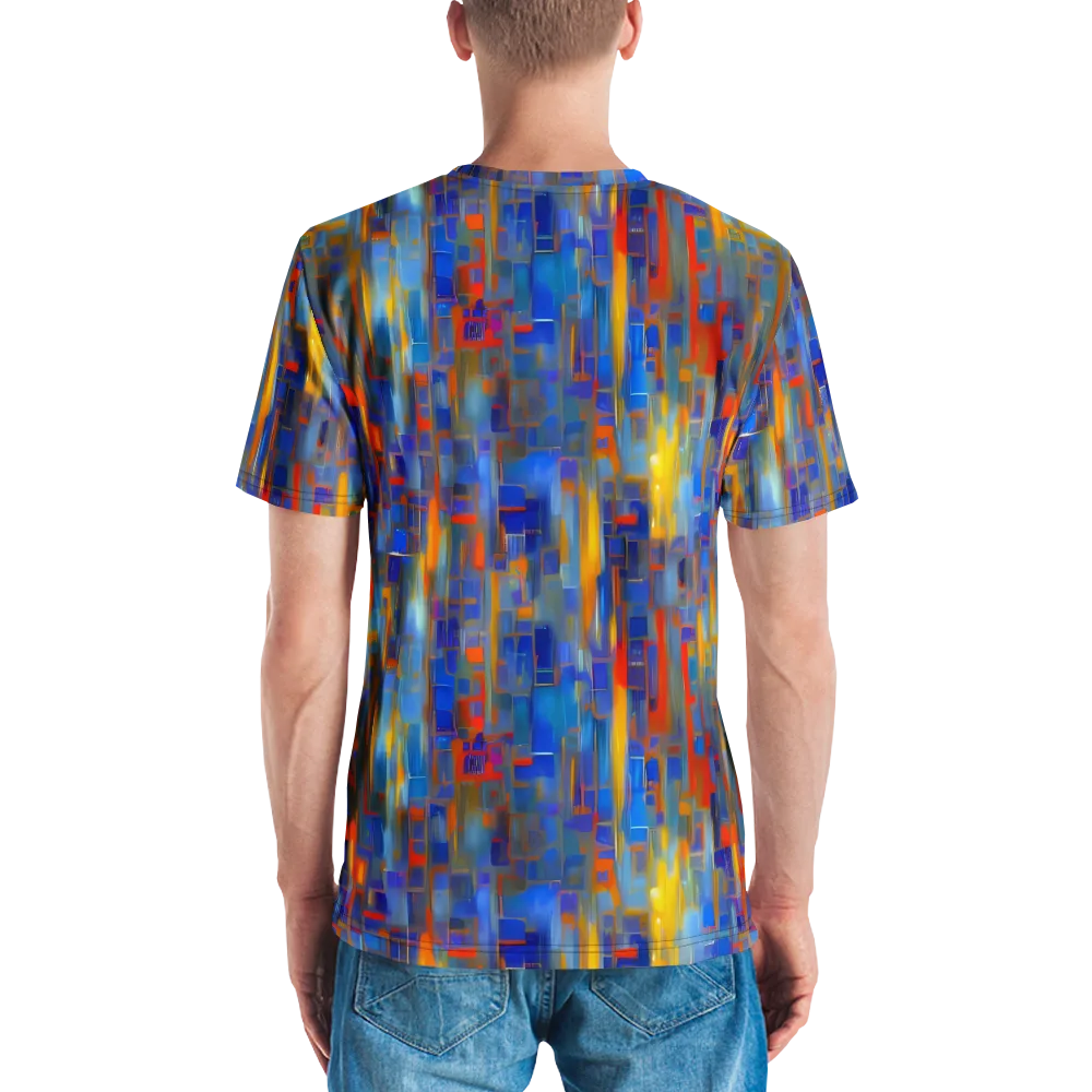 Neoplastique Flow on Men's Crew Neck T-Shirt — Back