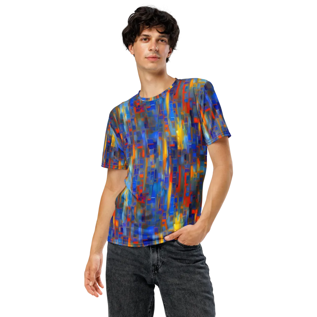 Neoplastique Flow on Men's Crew Neck T-Shirt — Front