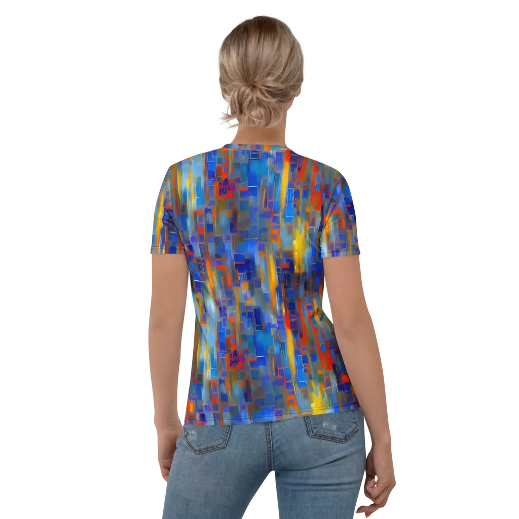 Neoplastique Flow on Women's Crew Neck T-Shirt — Back