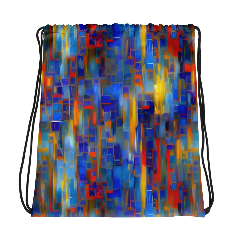 Neoplastique Flow on Drawstring Bag — Photo