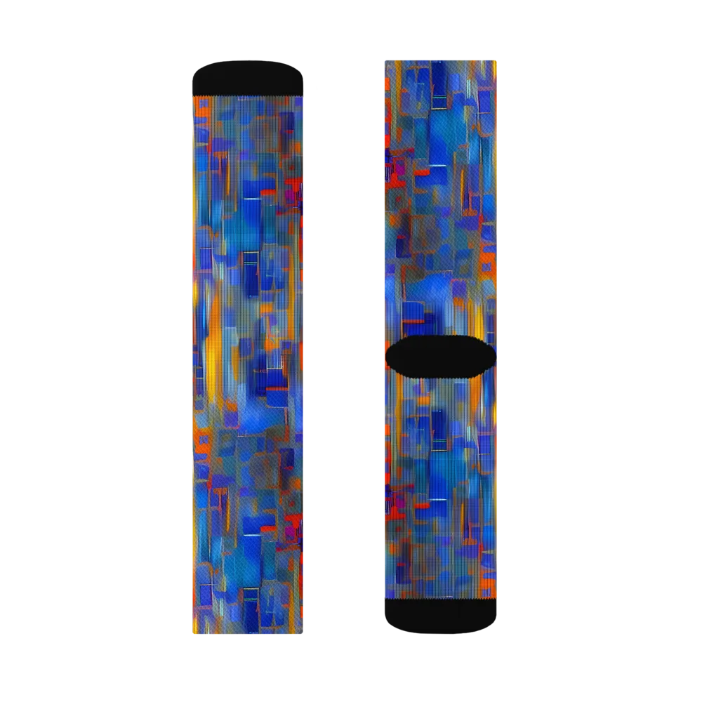 Neoplastique Flow on Socks — Right Sock
