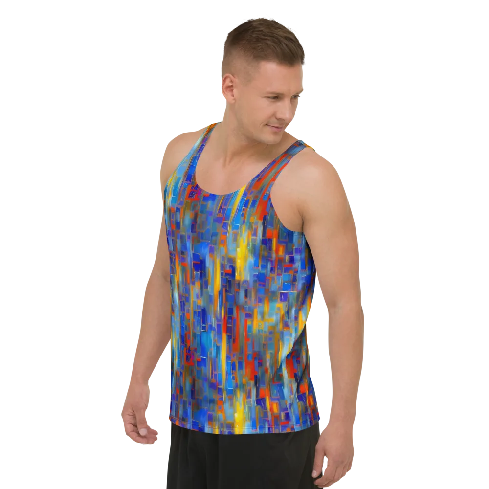 Neoplastique Flow on Men's Tank Top — Left Front