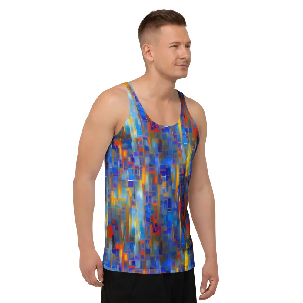 Neoplastique Flow on Men's Tank Top — Right Front