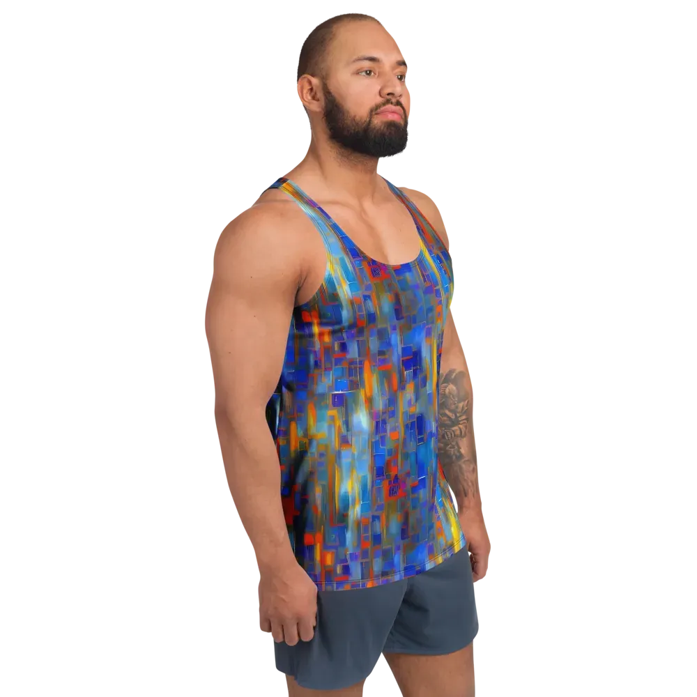 Neoplastique Flow on Men's Tank Top — Right Front