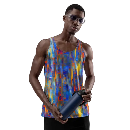 Neoplastique Flow on a Men's Tank Top
