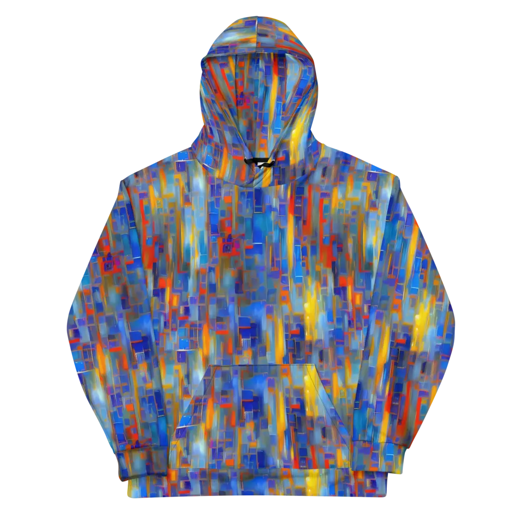Neoplastique Flow on Cotton Hoodie — Front