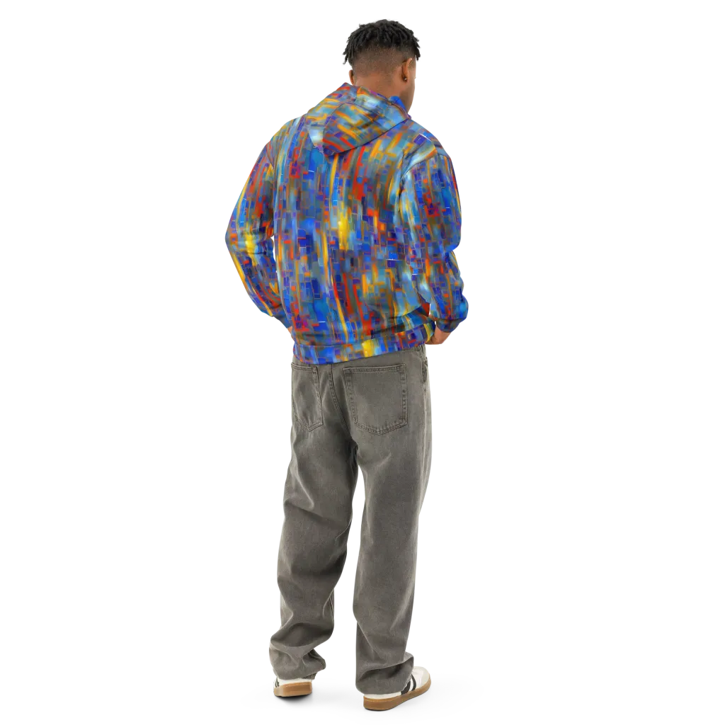 Neoplastique Flow on Cotton Hoodie — Back