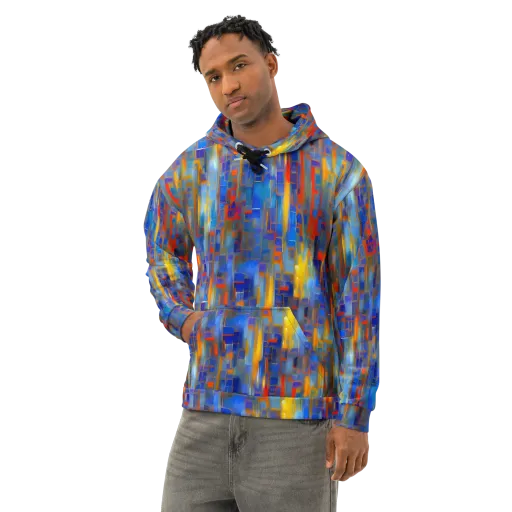 Neoplastique Flow on a Cotton Hoodie