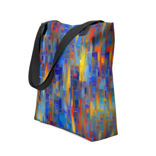 Neoplastique Flow on a Tote Bag