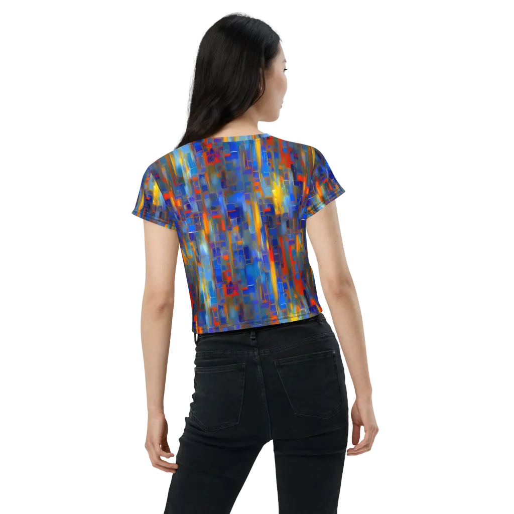 Neoplastique Flow on Crop Tee — Back