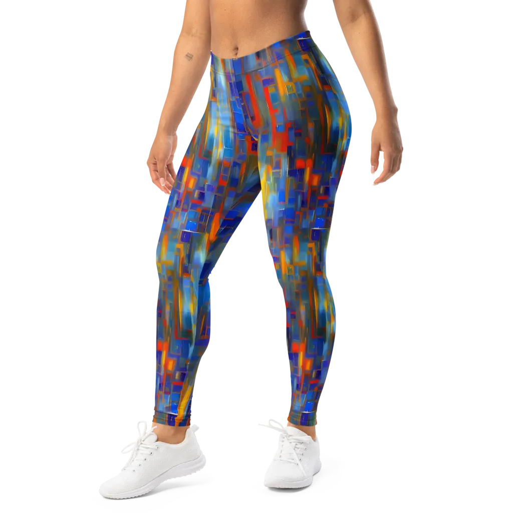 Neoplastique Flow on Leggings — Left Front