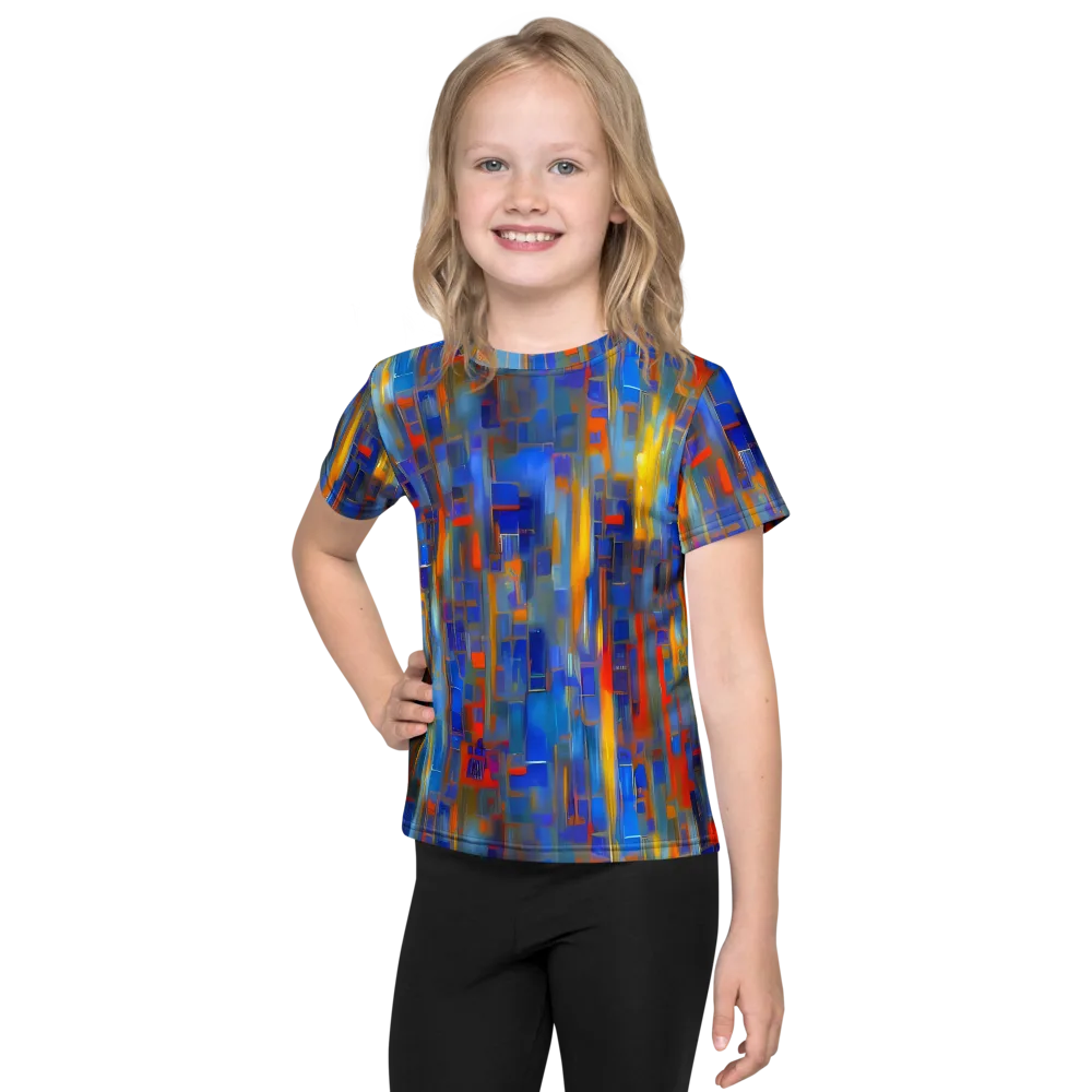 Neoplastique Flow on Kids Crew Neck T-Shirt — Front