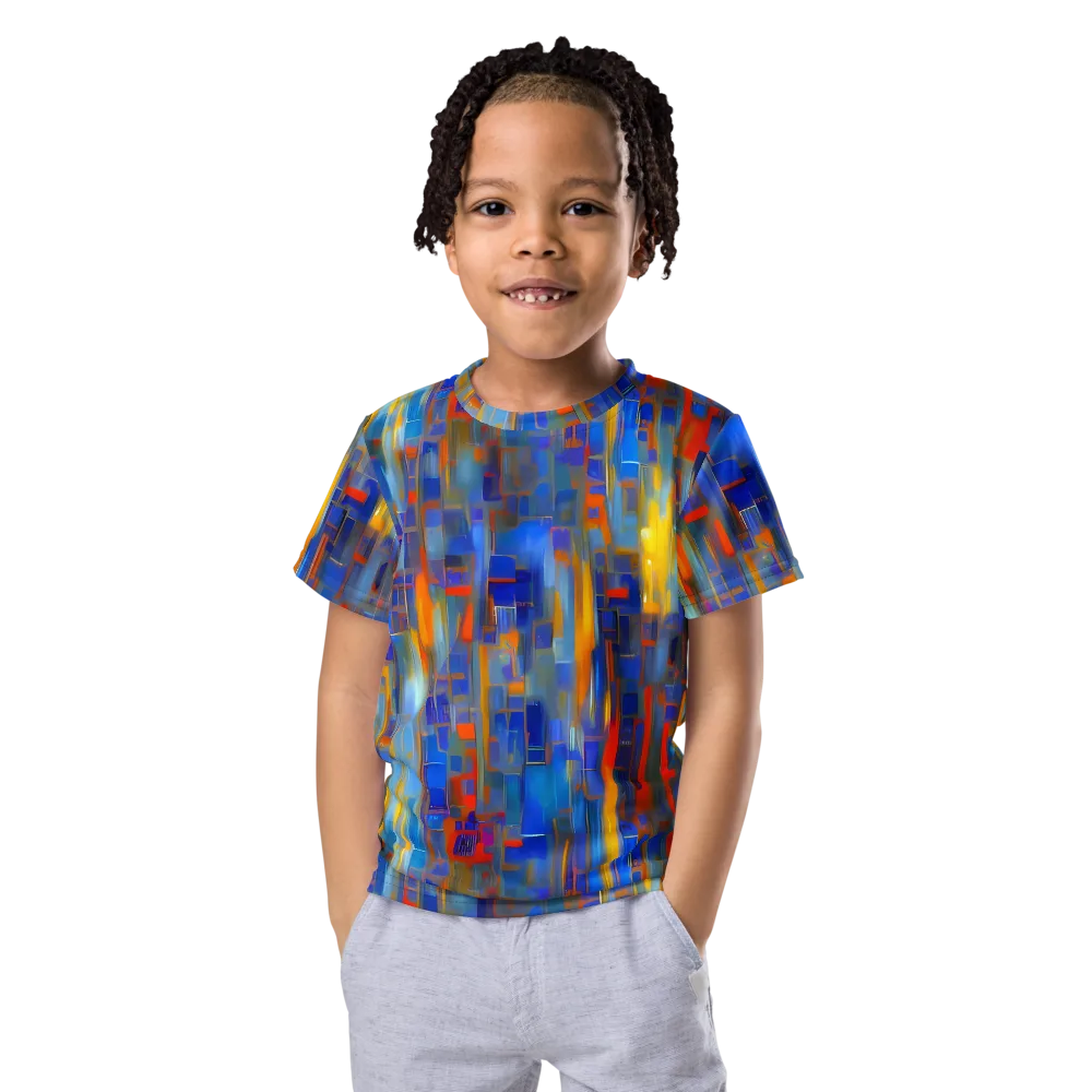 Neoplastique Flow on Kids Crew Neck T-Shirt — Front