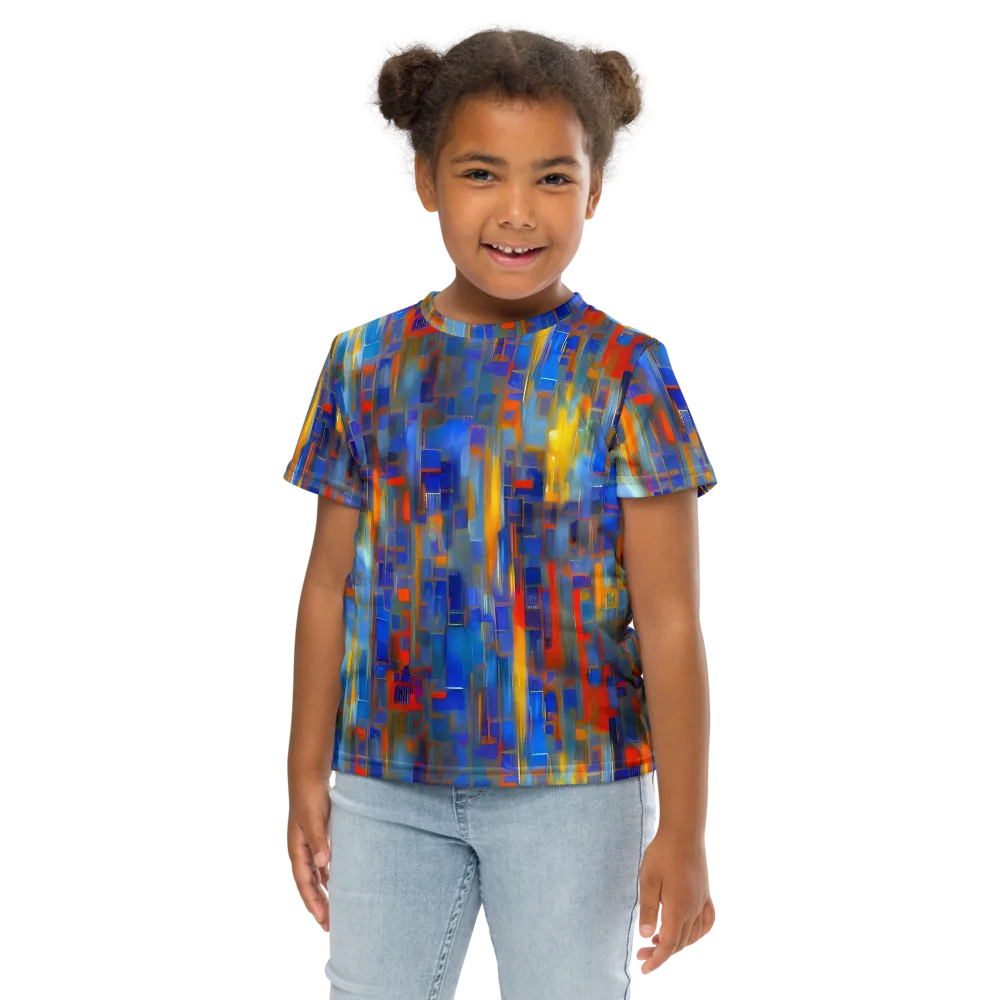 Neoplastique Flow on Kids Crew Neck T-Shirt — Front