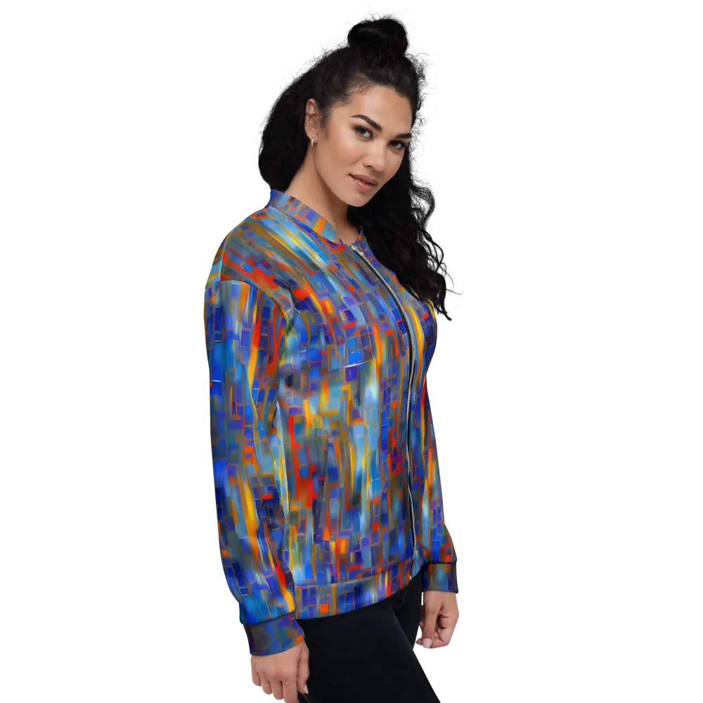 Neoplastique Flow on Bomber Jacket — Right
