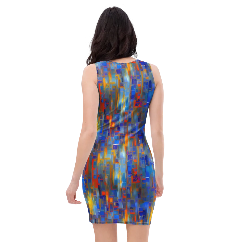 Neoplastique Flow on Bodycon Dress — Back