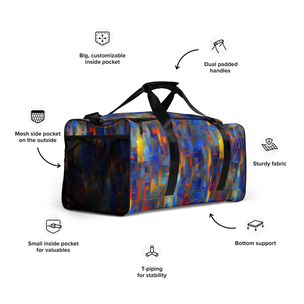 Neoplastique Flow on Duffle Bag — Right Front