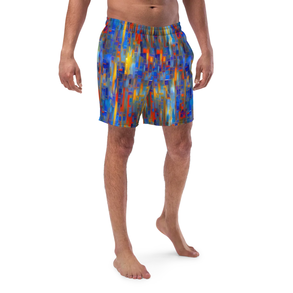 Neoplastique Flow on Swim Trunks — Front