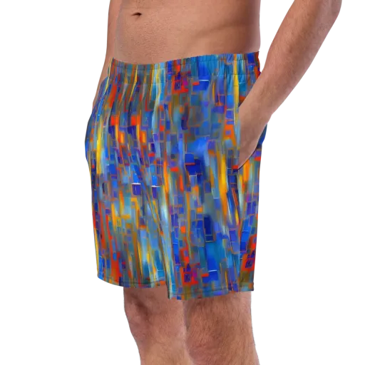 Neoplastique Flow on a Swim Trunks