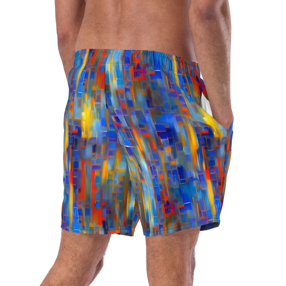Neoplastique Flow on Swim Trunks — Right Back
