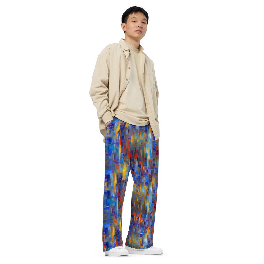 Neoplastique Flow on Wide-Leg Pants — Right Front