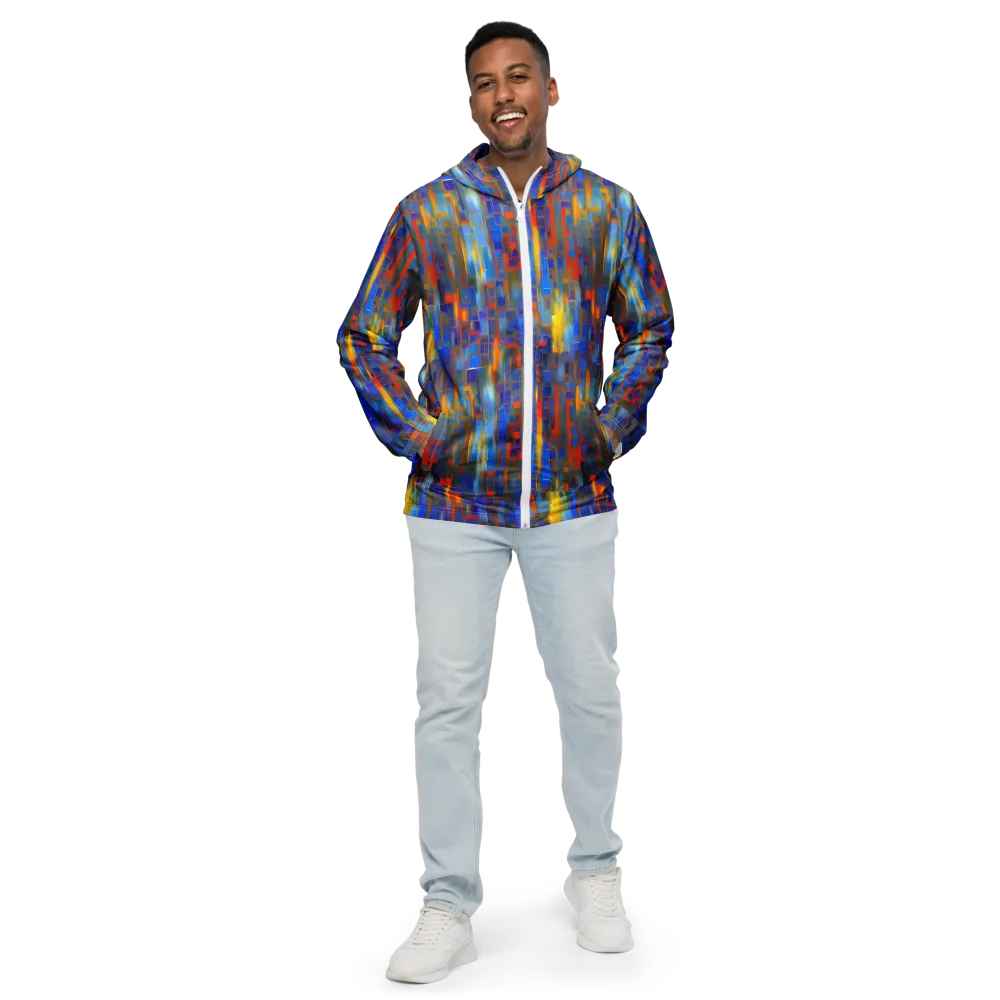 Neoplastique Flow on Men's Windbreaker — Front