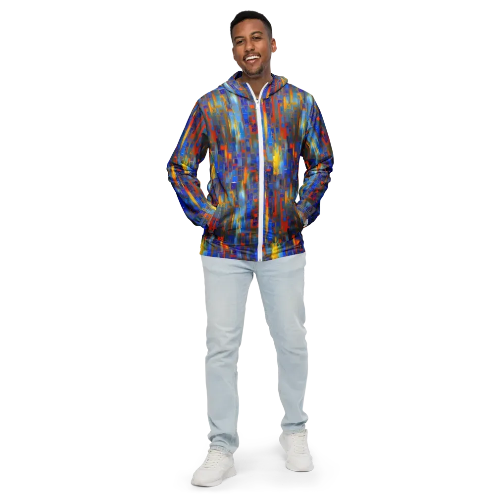 Neoplastique Flow on Men's Windbreaker — Front
