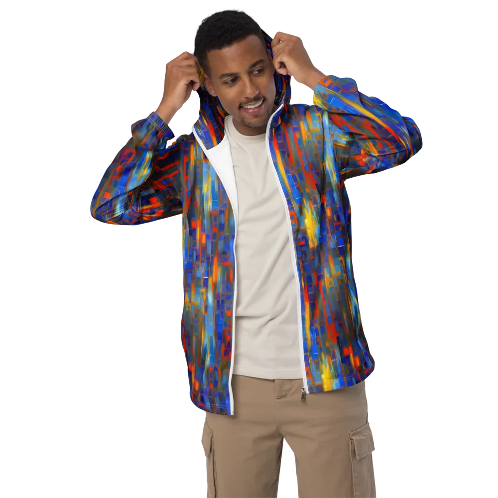 Neoplastique Flow on Men's Windbreaker — Front