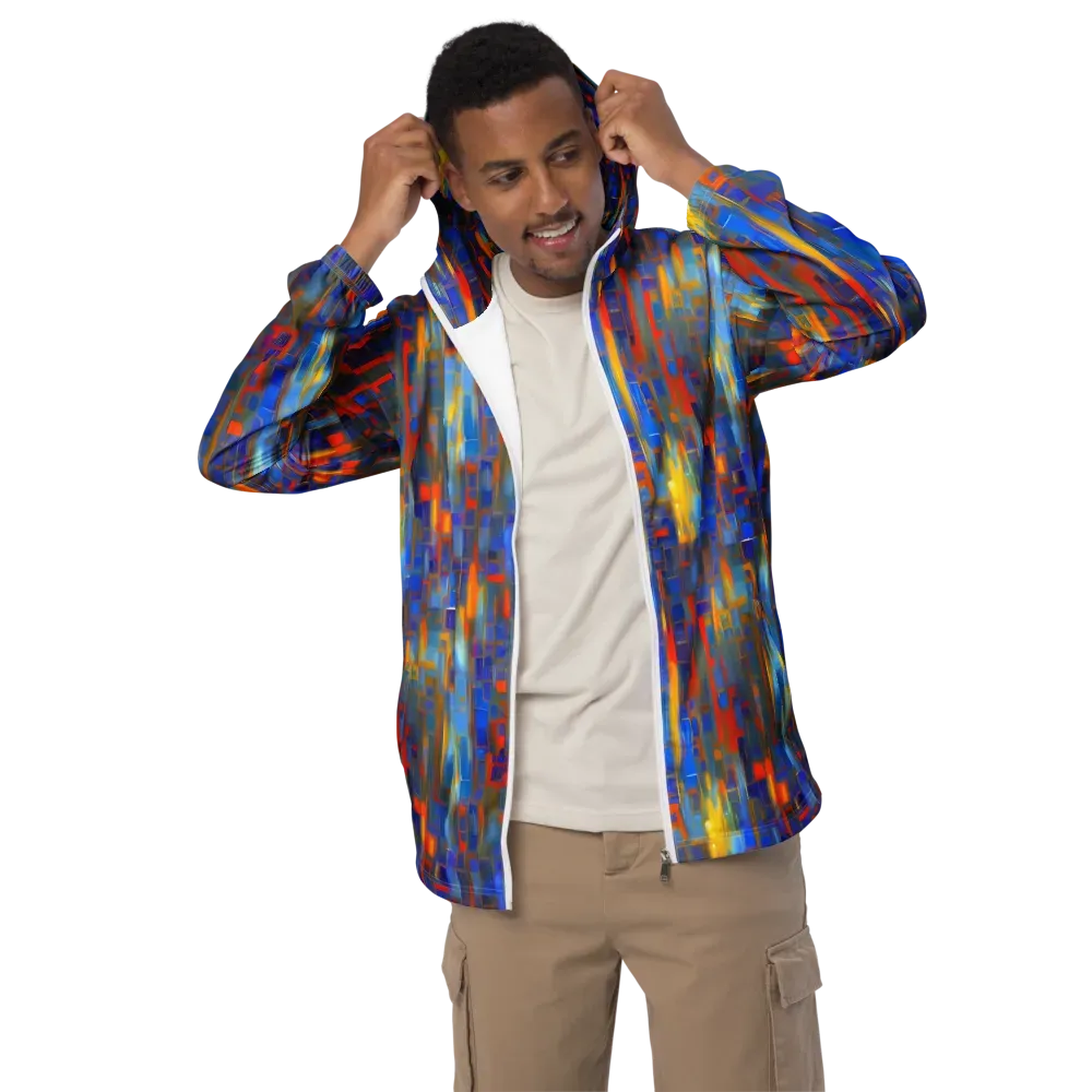 Neoplastique Flow on Men's Windbreaker — Front