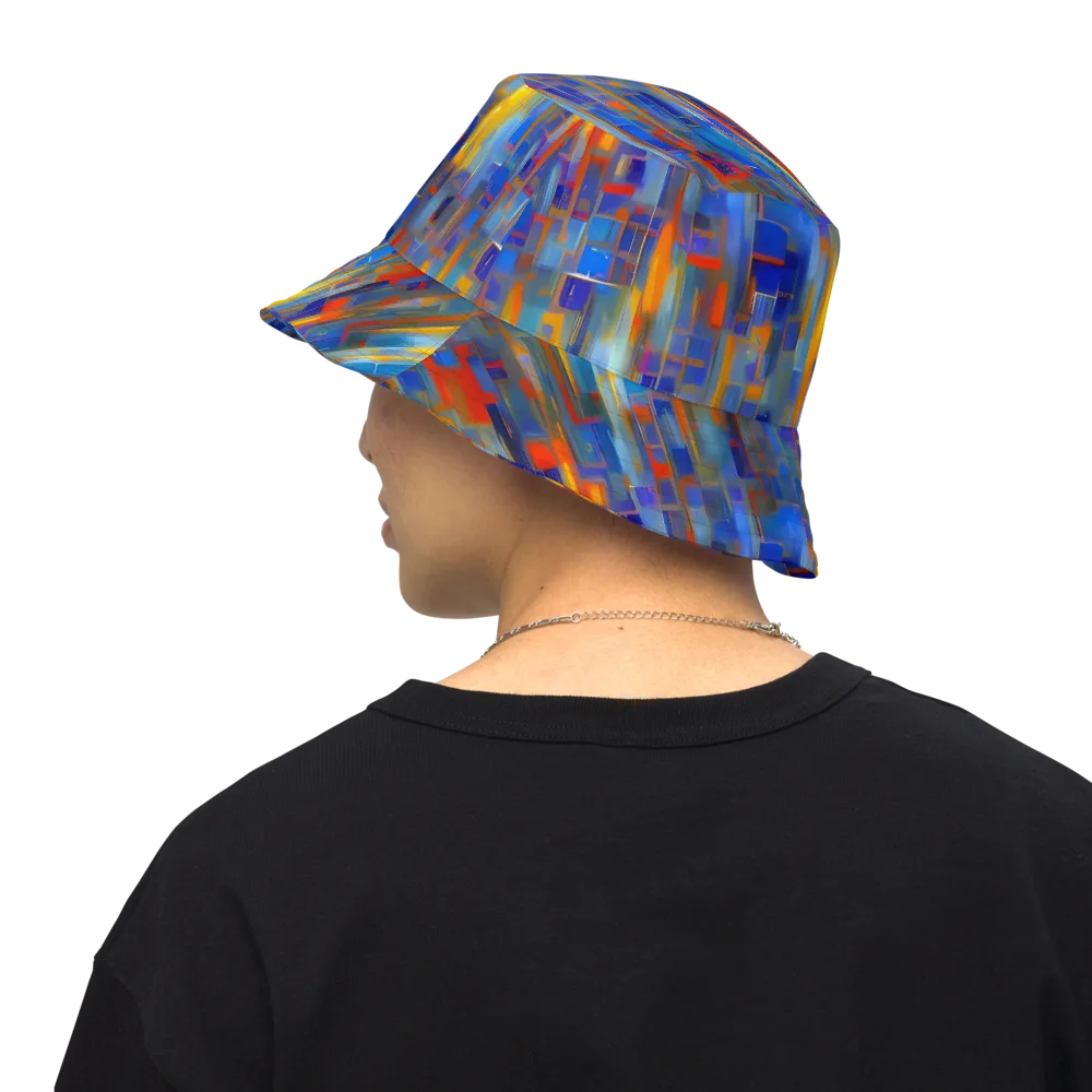 Neoplastique Flow on Reversible Bucket Hat — Back Inside