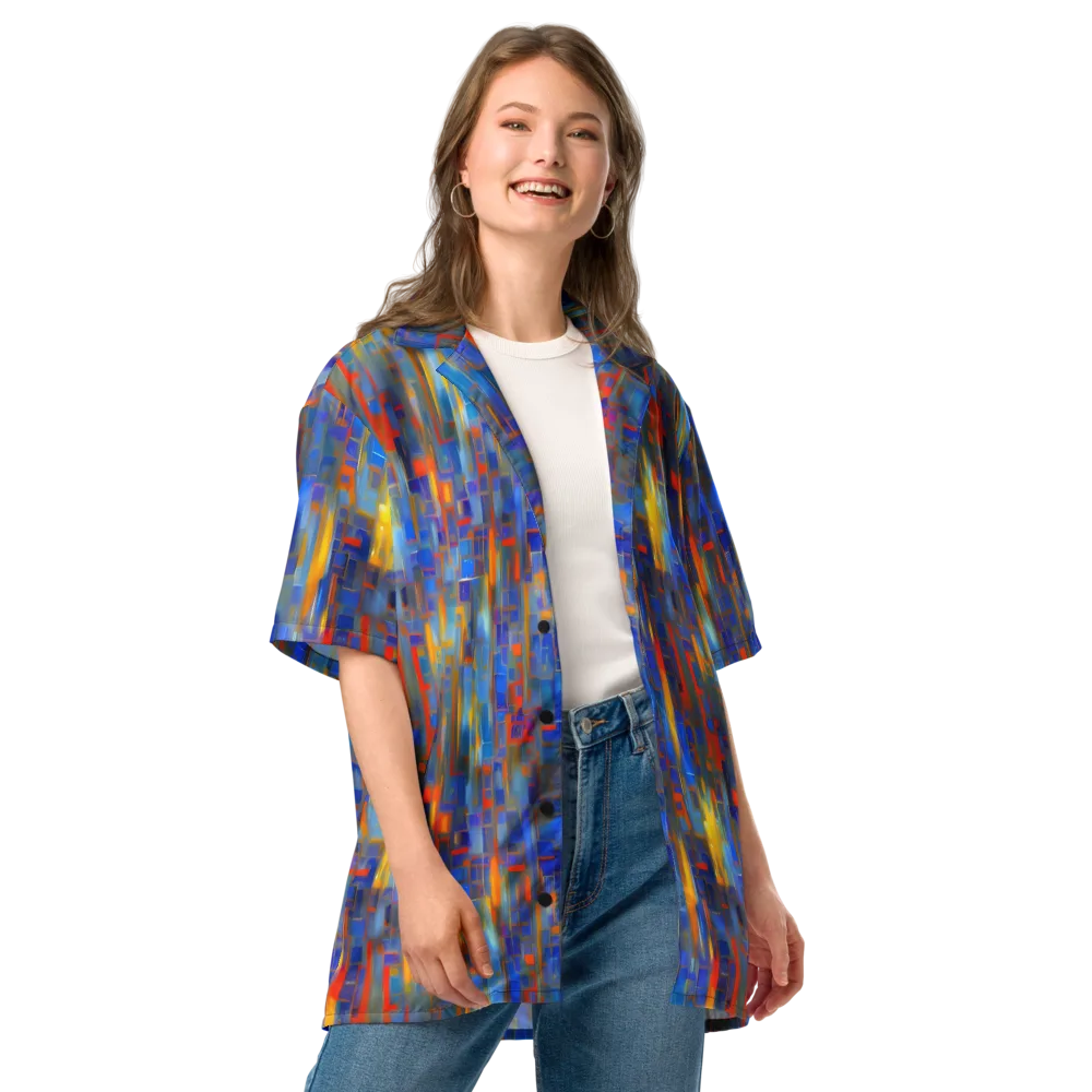 Neoplastique Flow on Button Shirt — Front