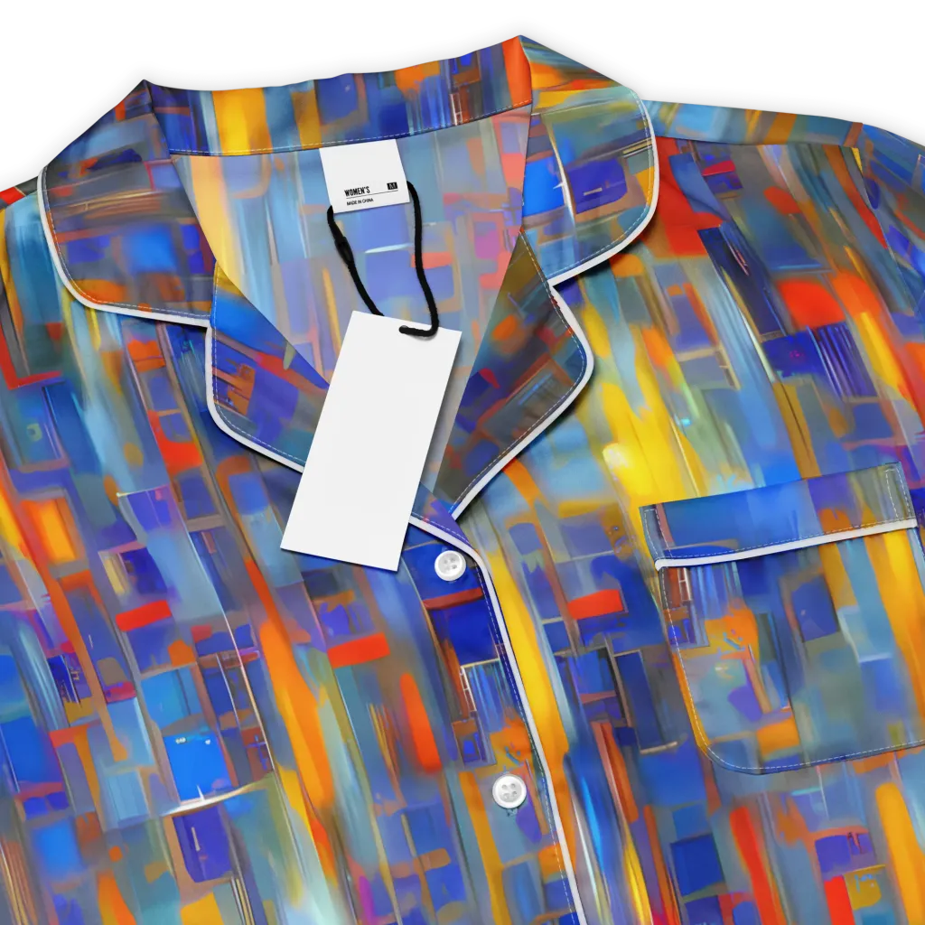 Neoplastique Flow on Women's Short Sleeve Pajama Top — Product details