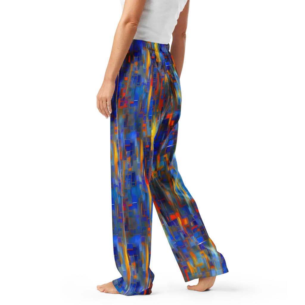 Neoplastique Flow on Women's Pajama Pants — Left