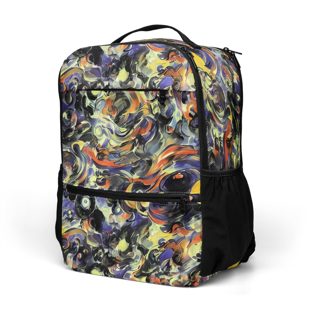 Twilight Chaos on Utility Backpack — Left Front