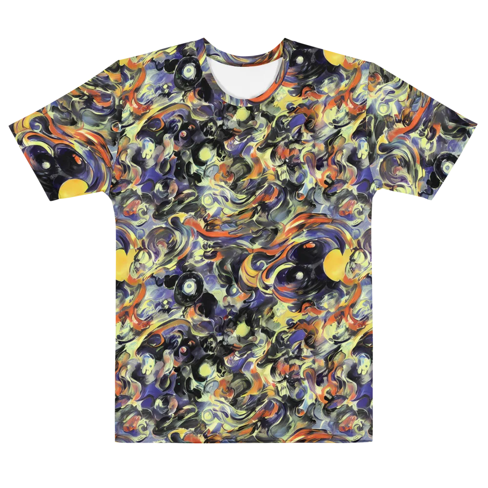 Twilight Chaos on Men's Cotton Crew Neck T-Shirt — Front