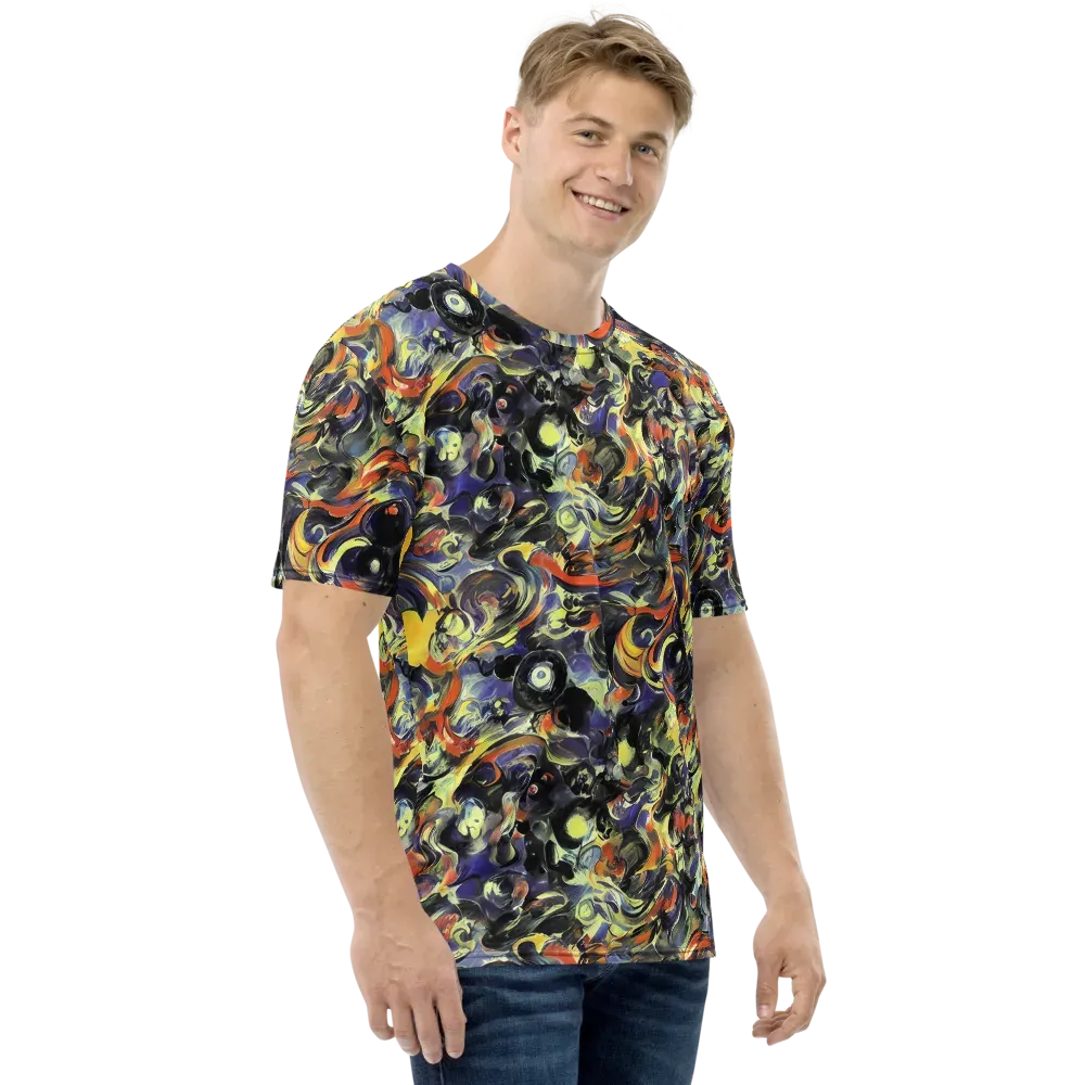 Twilight Chaos on Men's Crew Neck T-Shirt — Right
