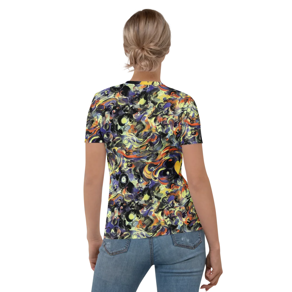 Twilight Chaos on Women's Crew Neck T-Shirt — Back