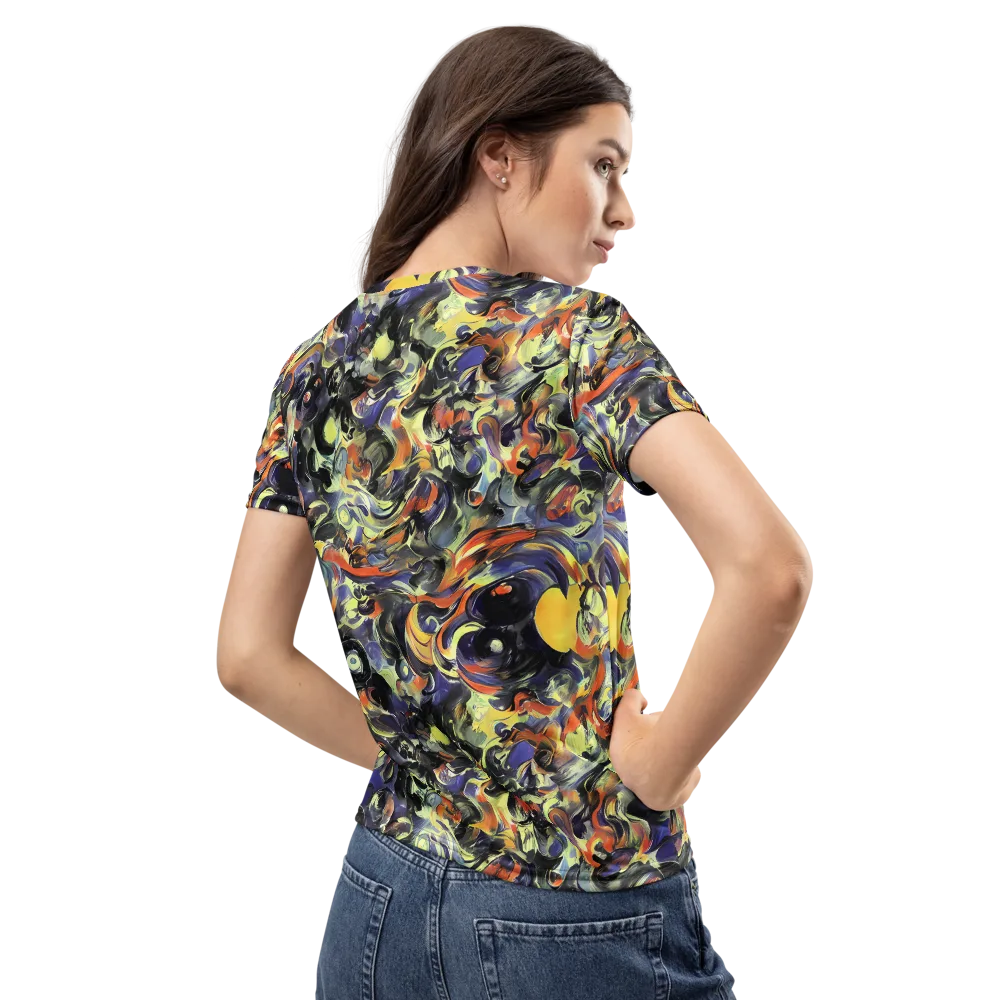 Twilight Chaos on Women's Crew Neck T-Shirt — Back