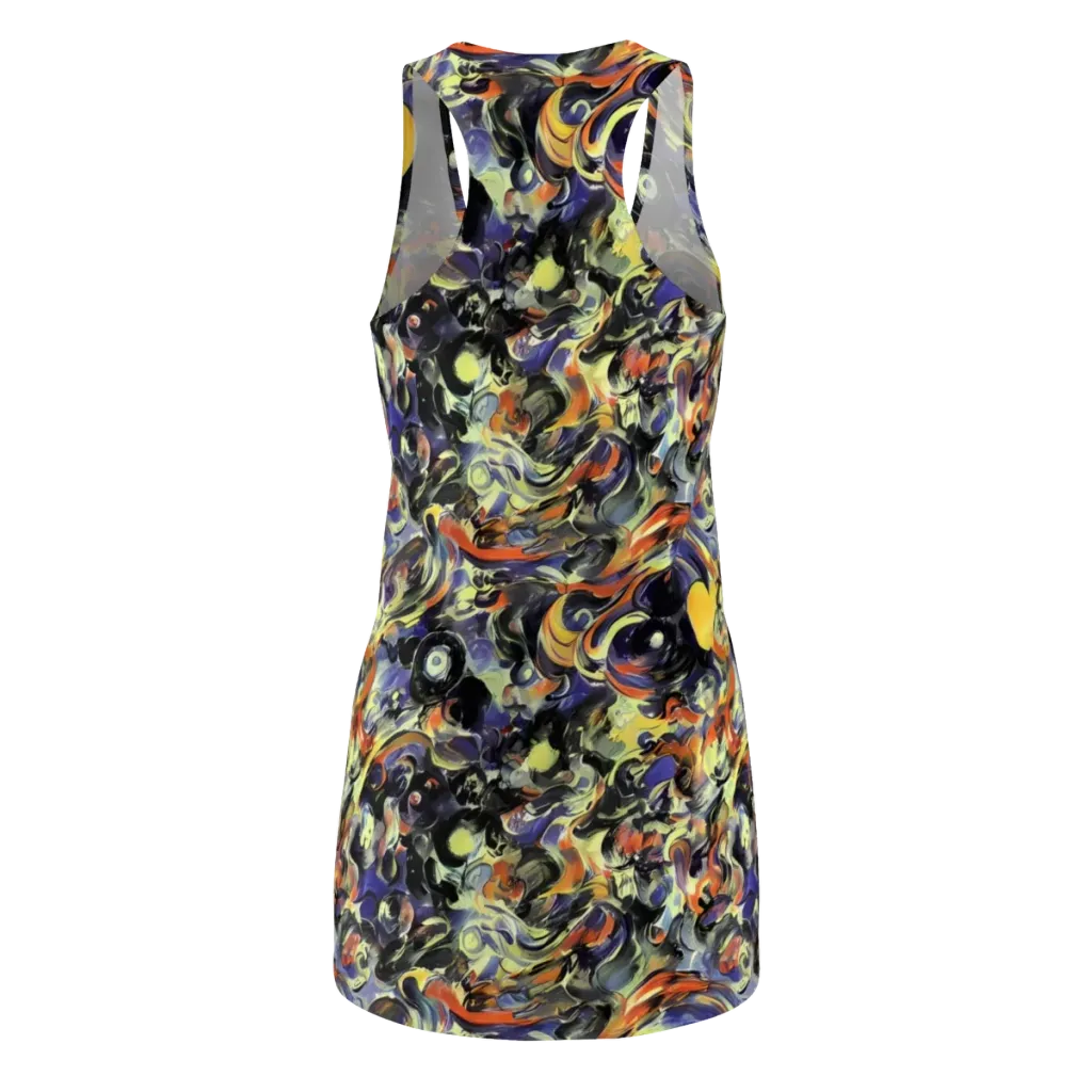 Twilight Chaos on Racerback Dress — Back