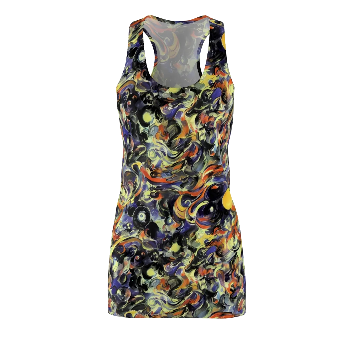 Twilight Chaos on Racerback Dress — Front