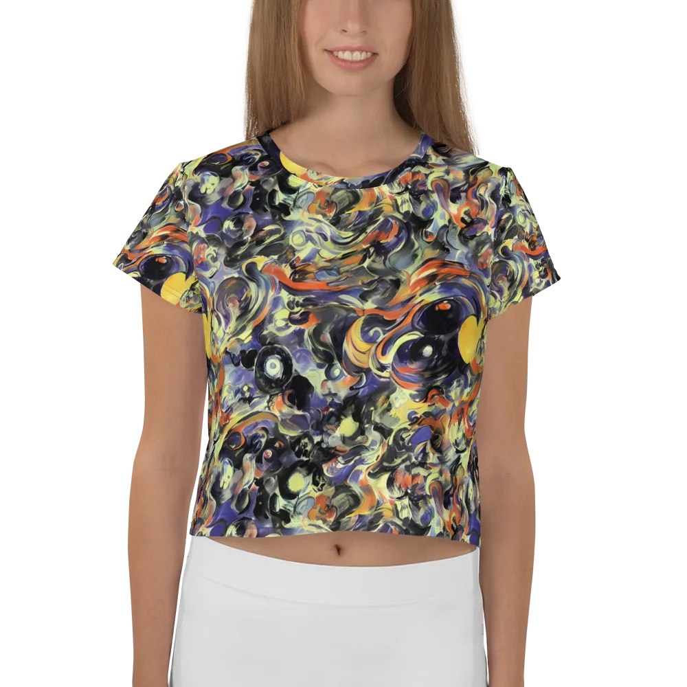 Twilight Chaos on Crop Tee — Front